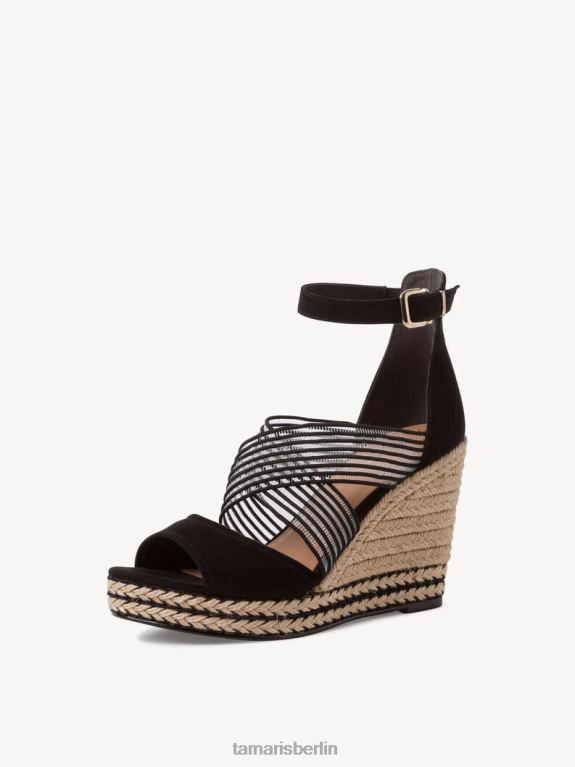 de Tamaris Frauen Sandale mit Absatz - Schwarz 0LHV4128 Schuhe