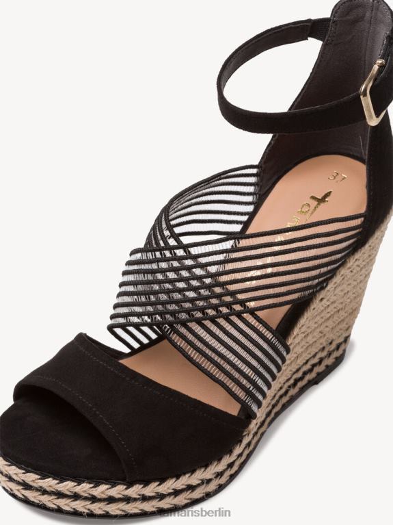 de Tamaris Frauen Sandale mit Absatz - Schwarz 0LHV4128 Schuhe