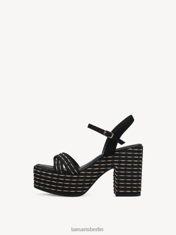 de Tamaris Frauen Sandale mit Absatz - Schwarz 0LHV4129 Schuhe