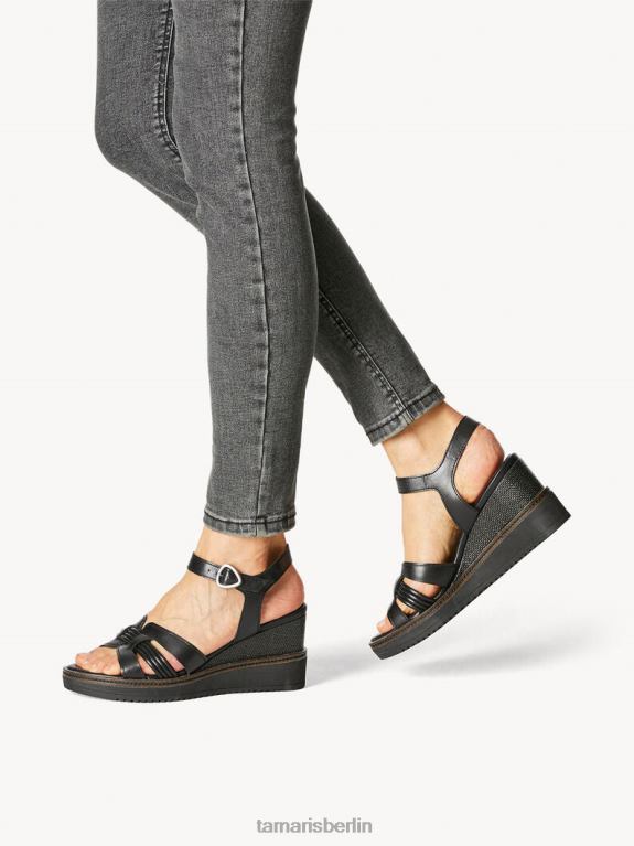 de Tamaris Frauen Sandale mit Absatz - Schwarz 0LHV41404 Schuhe