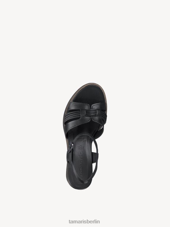 de Tamaris Frauen Sandale mit Absatz - Schwarz 0LHV41404 Schuhe