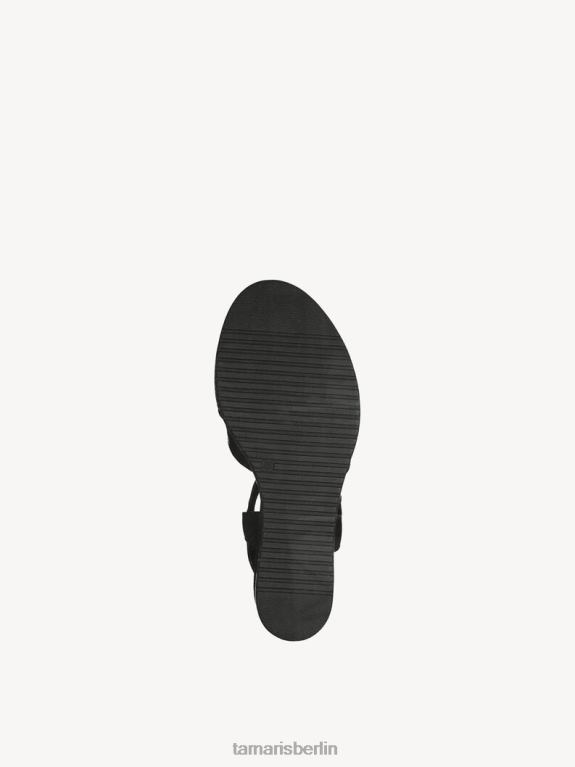 de Tamaris Frauen Sandale mit Absatz - Schwarz 0LHV41404 Schuhe