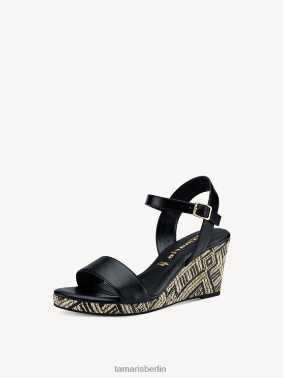 de Tamaris Frauen Sandale mit Absatz - Schwarz 0LHV41611 Schuhe