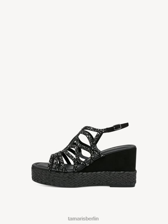 de Tamaris Frauen Sandale mit Absatz - Schwarz 0LHV4161 Schuhe