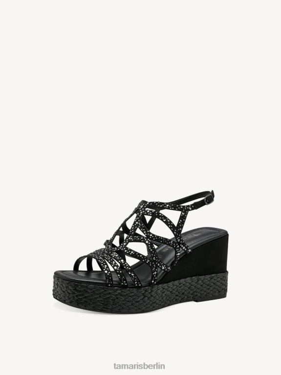 de Tamaris Frauen Sandale mit Absatz - Schwarz 0LHV4161 Schuhe