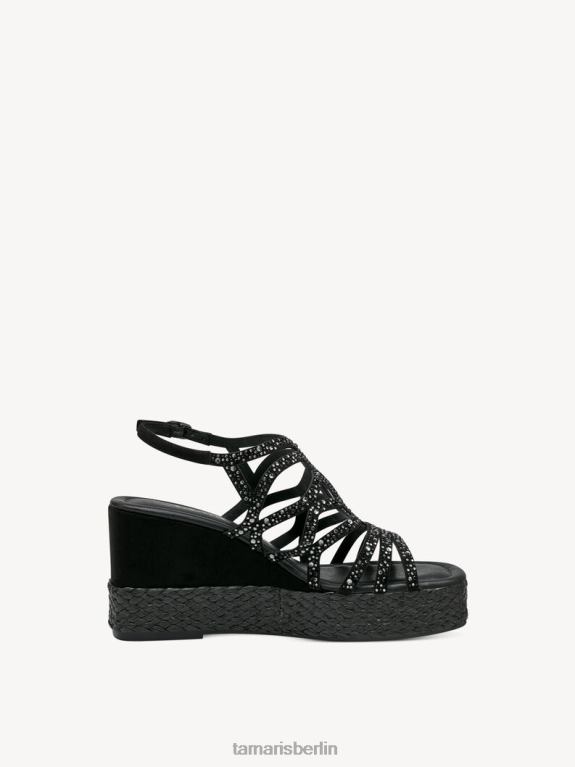 de Tamaris Frauen Sandale mit Absatz - Schwarz 0LHV4161 Schuhe