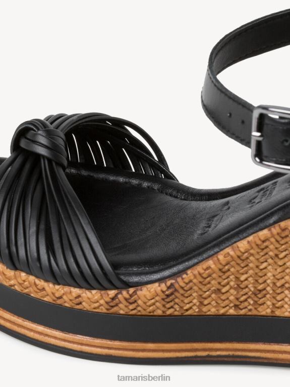 de Tamaris Frauen Sandale mit Absatz - Schwarz 0LHV42096 Schuhe