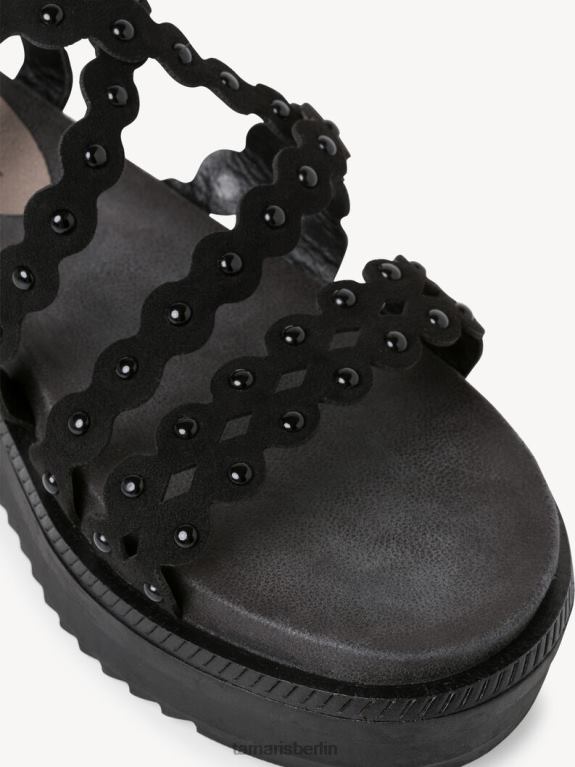 de Tamaris Frauen Sandale mit Absatz - Schwarz 0LHV42302 Schuhe