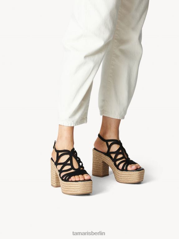 de Tamaris Frauen Sandale mit Absatz - Schwarz 0LHV4268 Schuhe