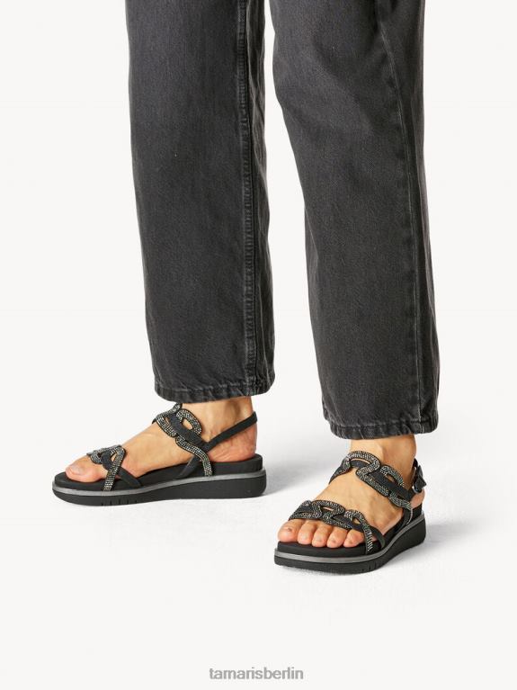 de Tamaris Frauen Sandale mit Absatz - Schwarz 0LHV4488 Schuhe