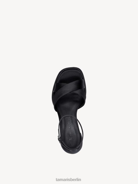 de Tamaris Frauen Sandale mit Absatz - Schwarz 0LHV4568 Schuhe