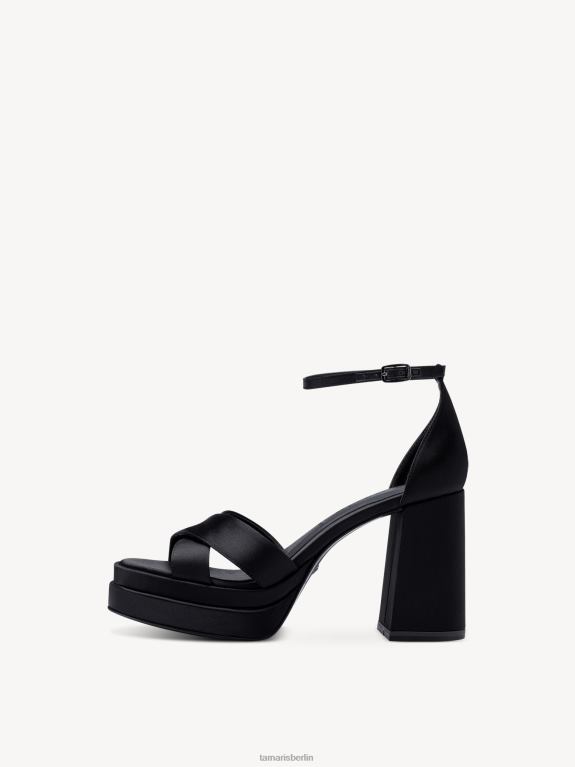 de Tamaris Frauen Sandale mit Absatz - Schwarz 0LHV4568 Schuhe