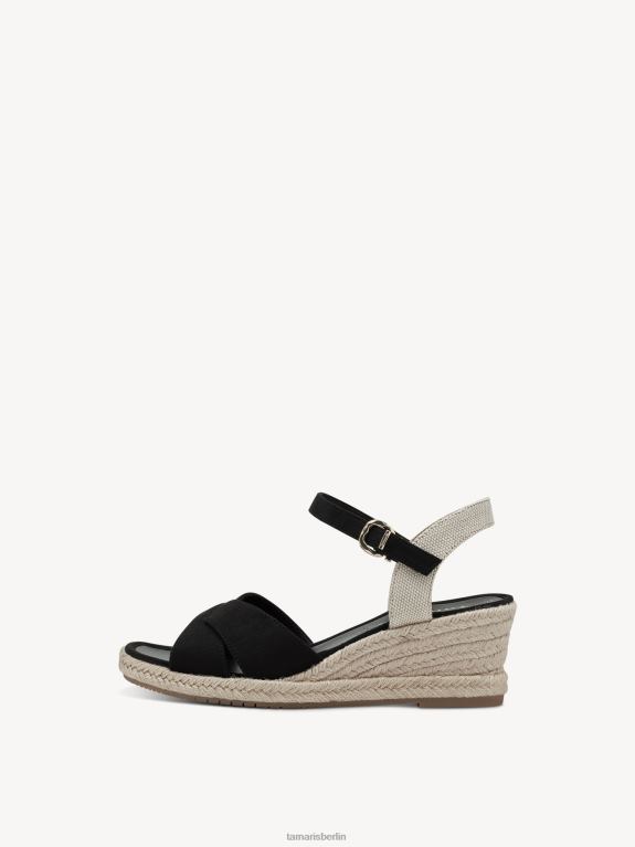 de Tamaris Frauen Sandale mit Absatz - Schwarz 0LHV4571 Schuhe