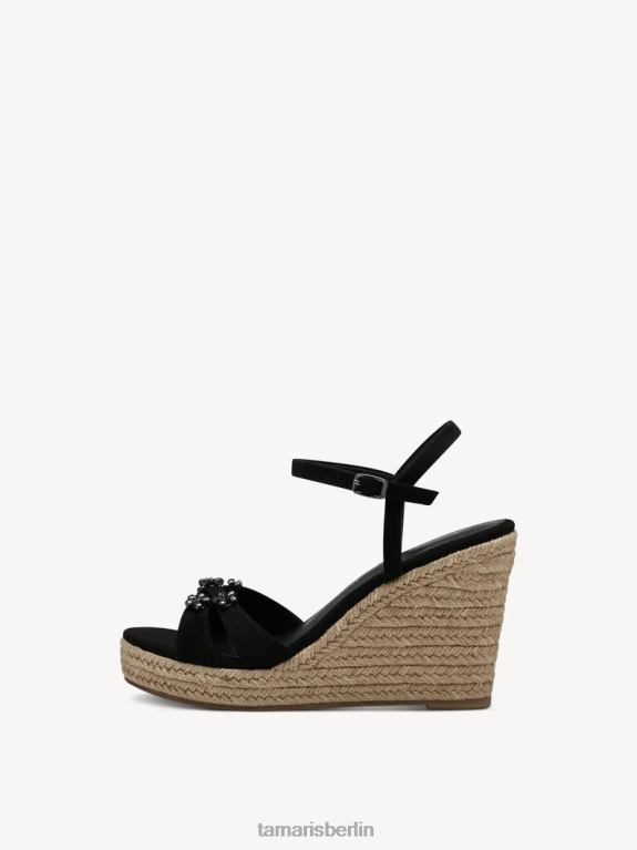 de Tamaris Frauen Sandale mit Absatz - Schwarz 0LHV4603 Schuhe