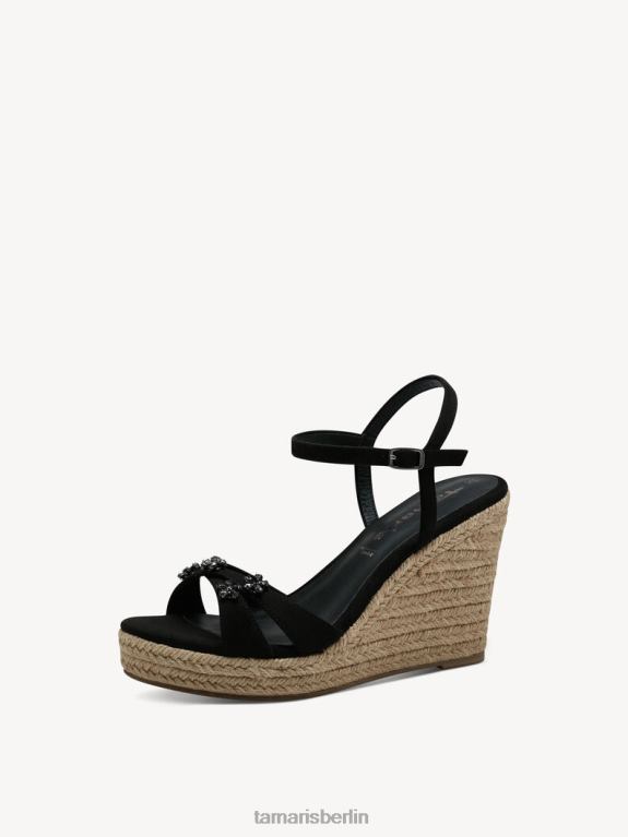 de Tamaris Frauen Sandale mit Absatz - Schwarz 0LHV4603 Schuhe