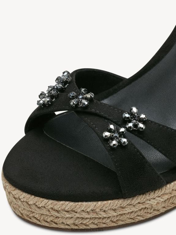 de Tamaris Frauen Sandale mit Absatz - Schwarz 0LHV4603 Schuhe