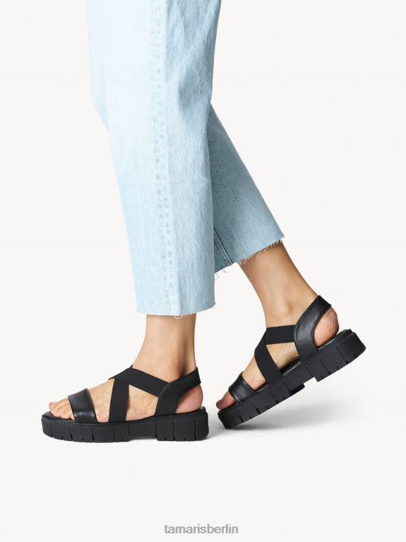 de Tamaris Frauen Sandale mit Absatz - Schwarz 0LHV4612 Schuhe