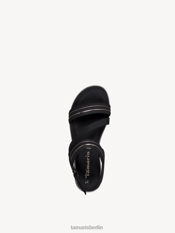 de Tamaris Frauen Sandale mit Absatz - Schwarz 0LHV4746 Schuhe