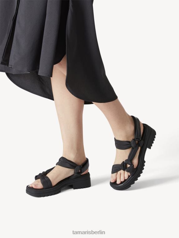 de Tamaris Frauen Sandale mit Absatz - Schwarz 0LHV4789 Schuhe