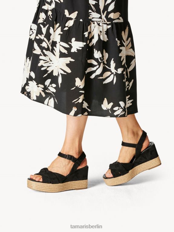 de Tamaris Frauen Sandale mit Absatz - Schwarz 0LHV4961 Schuhe