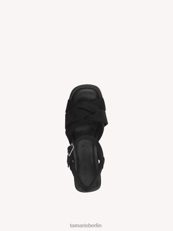 de Tamaris Frauen Sandale mit Absatz - Schwarz 0LHV4961 Schuhe