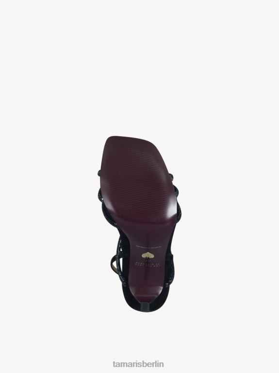de Tamaris Frauen Sandale mit Absatz – Schwarz/Schwarzer Kristall 0LHV41474 Schuhe