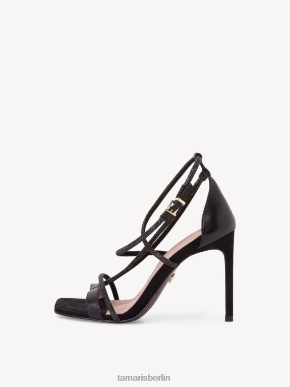 de Tamaris Frauen Sandale mit Absatz – Schwarz/Schwarzer Kristall 0LHV42239 Schuhe