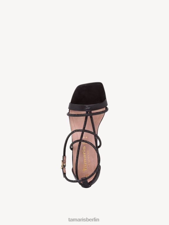 de Tamaris Frauen Sandale mit Absatz – Schwarz/Schwarzer Kristall 0LHV42239 Schuhe