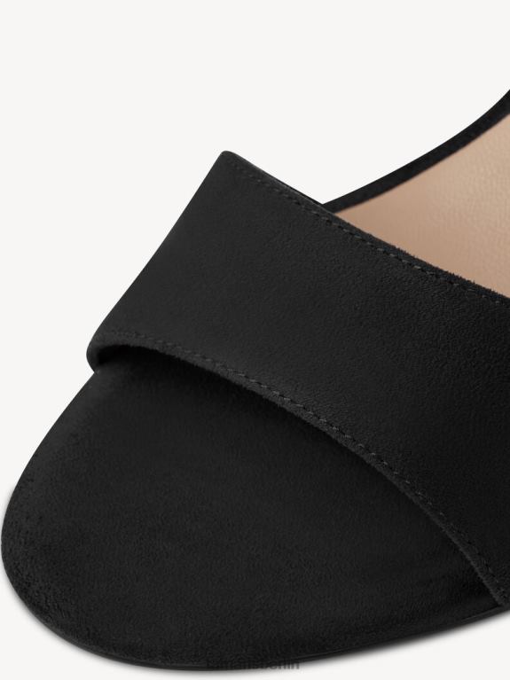 de Tamaris Frauen Sandale mit Absatz – Schwarz/Schwarzes Wildleder 0LHV4490 Schuhe