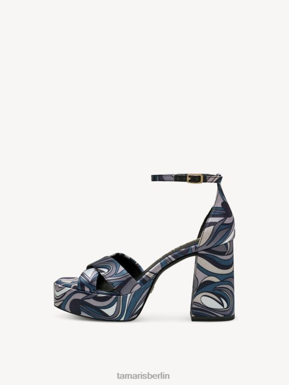 de Tamaris Frauen Sandale mit Absatz – Schwarz/Schwarzkamm 0LHV41185 Schuhe
