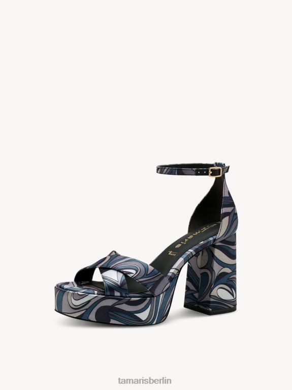 de Tamaris Frauen Sandale mit Absatz – Schwarz/Schwarzkamm 0LHV41185 Schuhe