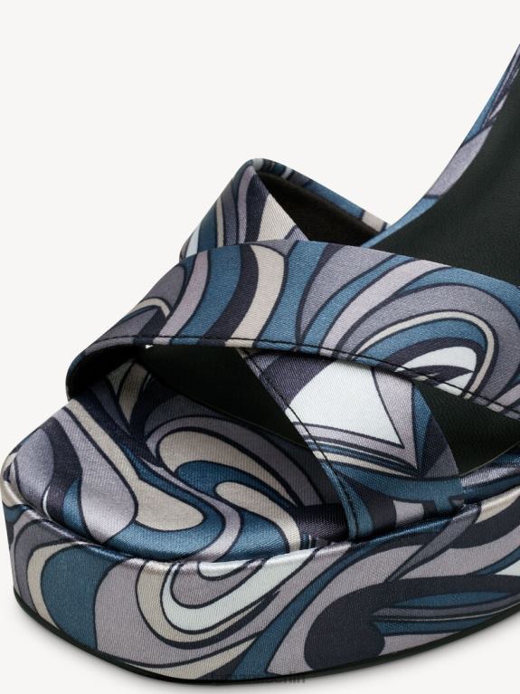 de Tamaris Frauen Sandale mit Absatz – Schwarz/Schwarzkamm 0LHV41185 Schuhe