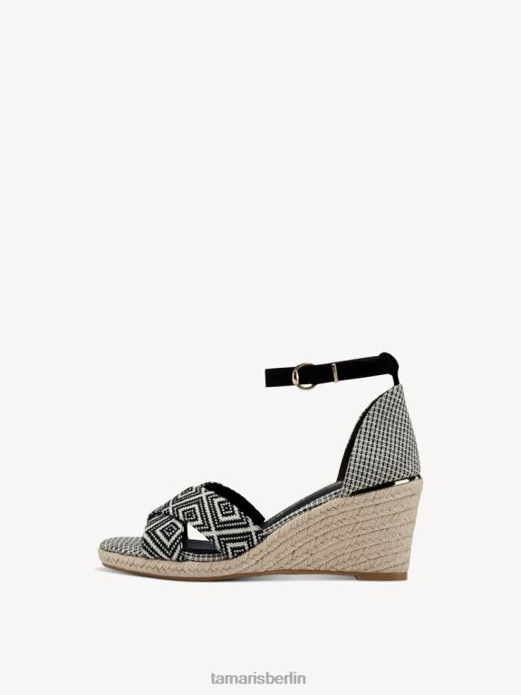 de Tamaris Frauen Sandale mit Absatz – Schwarz/Schwarzkamm 0LHV4432 Schuhe