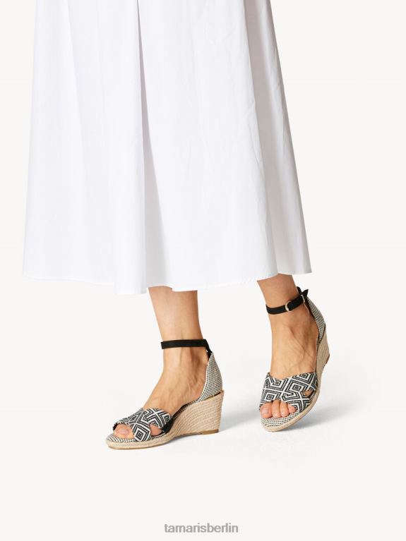 de Tamaris Frauen Sandale mit Absatz – Schwarz/Schwarzkamm 0LHV4432 Schuhe
