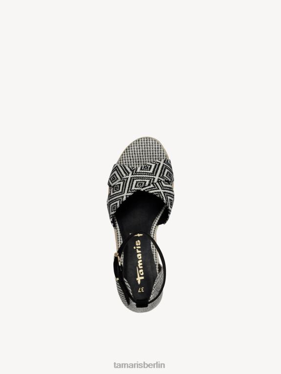 de Tamaris Frauen Sandale mit Absatz – Schwarz/Schwarzkamm 0LHV4432 Schuhe