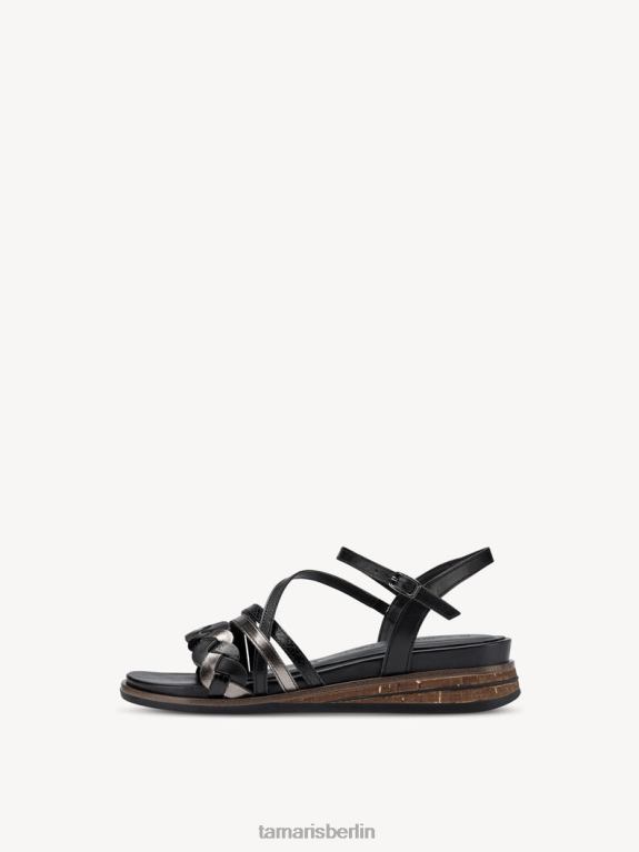 de Tamaris Frauen Sandale mit Absatz – Schwarz/Schwarzkamm 0LHV4538 Schuhe