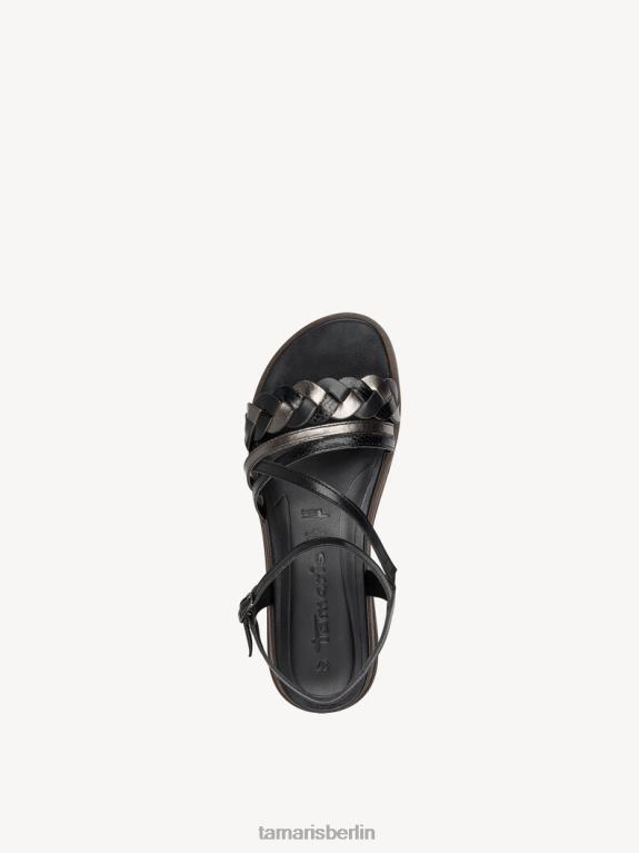de Tamaris Frauen Sandale mit Absatz – Schwarz/Schwarzkamm 0LHV4538 Schuhe