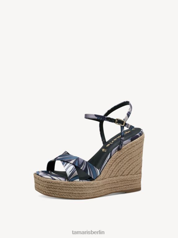 de Tamaris Frauen Sandale mit Absatz – Schwarz/Schwarzkamm 0LHV4582 Schuhe