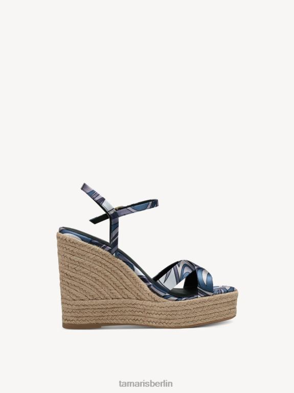 de Tamaris Frauen Sandale mit Absatz – Schwarz/Schwarzkamm 0LHV4582 Schuhe
