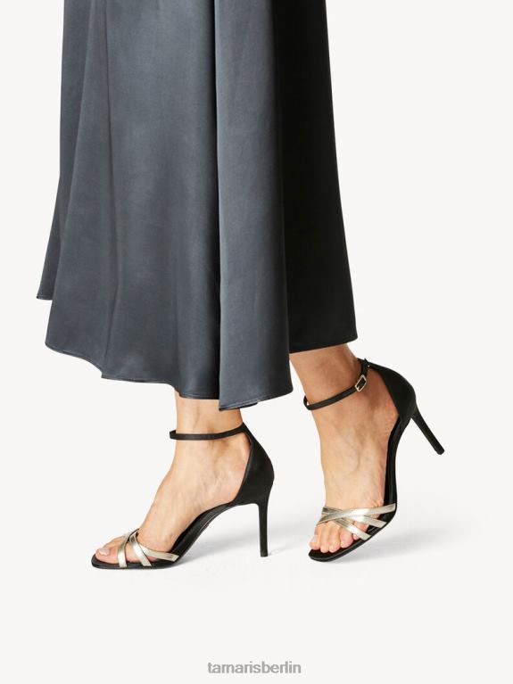 de Tamaris Frauen Sandale mit Absatz – Schwarz/Schwarzkamm 0LHV4678 Schuhe