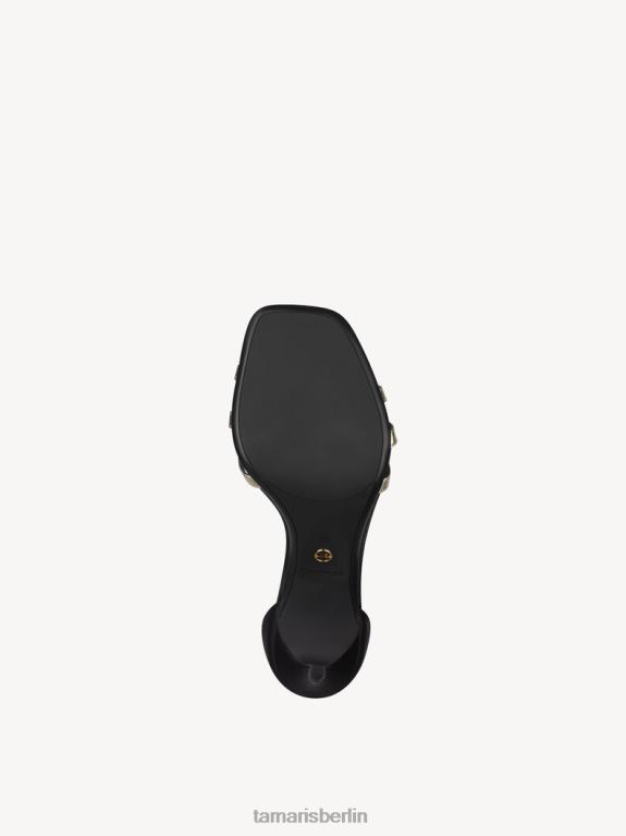 de Tamaris Frauen Sandale mit Absatz – Schwarz/Schwarzkamm 0LHV4678 Schuhe