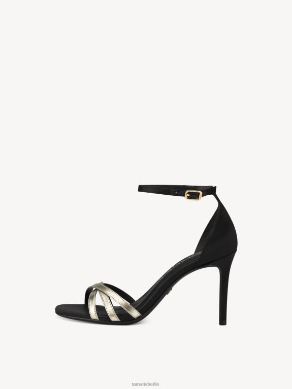 de Tamaris Frauen Sandale mit Absatz – Schwarz/Schwarzkamm 0LHV4678 Schuhe