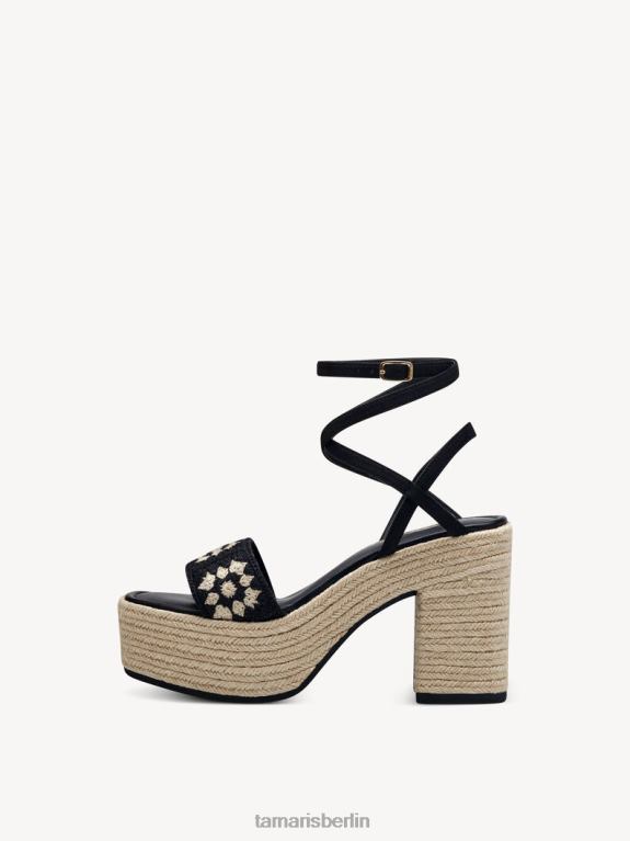 de Tamaris Frauen Sandale mit Absatz – Schwarz/Schwarzkamm 0LHV467 Schuhe