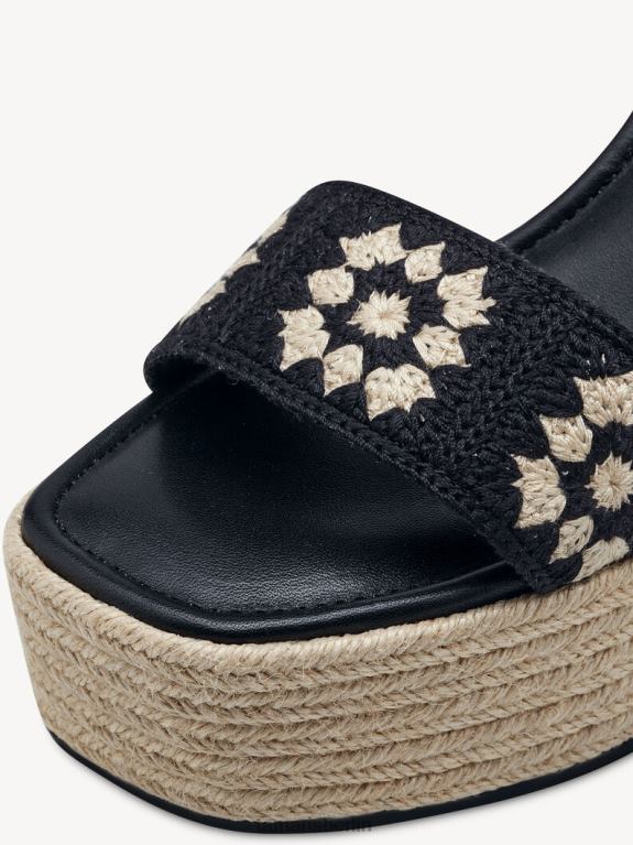 de Tamaris Frauen Sandale mit Absatz – Schwarz/Schwarzkamm 0LHV467 Schuhe
