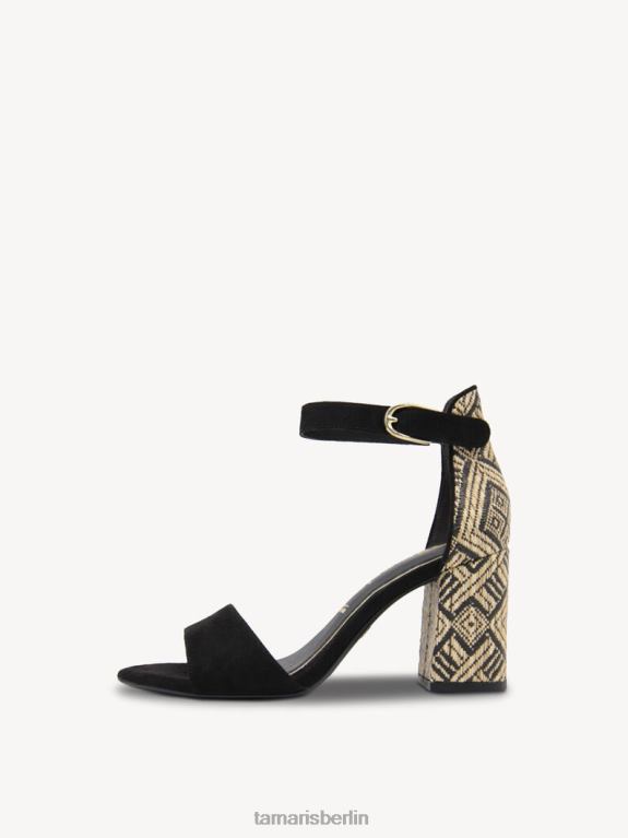 de Tamaris Frauen Sandale mit Absatz – Schwarz/Schwarzkamm 0LHV4742 Schuhe