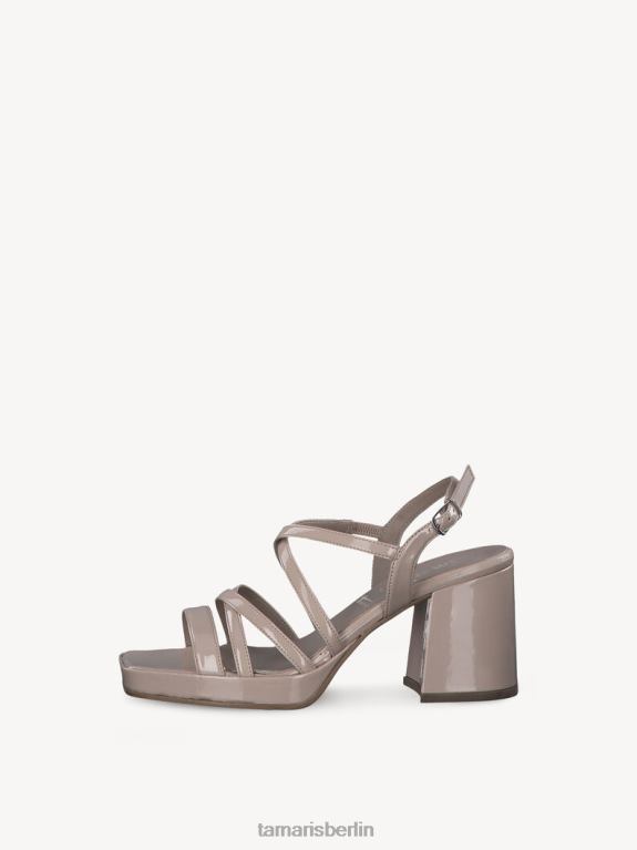 de Tamaris Frauen Sandale mit Absatz – beige/nackter Lack 0LHV4300 Schuhe