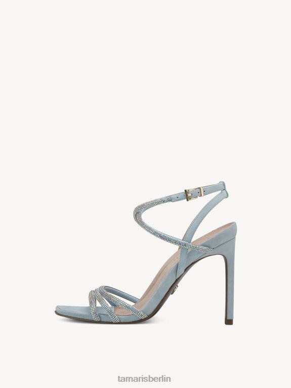 de Tamaris Frauen Sandale mit Absatz – blau/hellblauer Kristall 0LHV41047 Schuhe