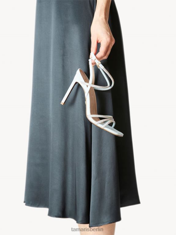 de Tamaris Frauen Sandale mit Absatz – blau/hellblauer Kristall 0LHV41047 Schuhe