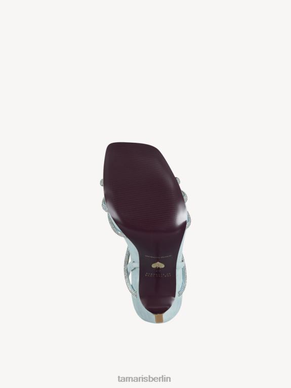 de Tamaris Frauen Sandale mit Absatz – blau/hellblauer Kristall 0LHV41047 Schuhe