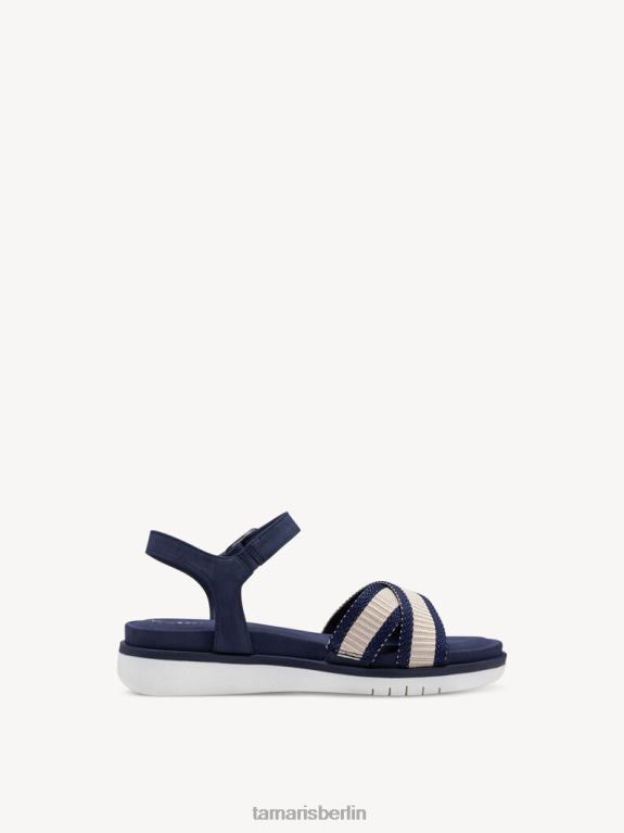 de Tamaris Frauen Sandale mit Absatz – blau/marinefarbener Kamm 0LHV4710 Schuhe